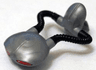Minifigure, Head, Modified Manta with Air Tank, Black Tubes and Red Eyes Pattern