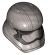 Minifigure, Headgear Helmet SW Stormtrooper Ep. 8 Captain Phasma Pointed Mouth Pattern