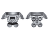 Minifigure Armor Breastplate with Shoulder Pads Large, Pentagonal Cutout and 4 Studs on Back