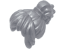 Minifigure, Hair Female Wavy Ponytail with Long Bangs