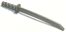 Minifigure, Weapon Sword, Shamshir / Katana (Square Guard) with Uncapped Pommel and Hole in Hilt