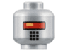 Minifigure, Head Alien Robot with Red Visor and 9 Mouth Squares Pattern
