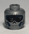 Minifigure, Head Skull Mask, Black Glasses with Head-Up Display (HUD) Pattern