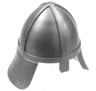 Minifigure, Headgear Helmet Castle Nasal Helmet with Angled Neck Protector