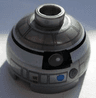 Brick, Round 2 x 2 Dome Top with White and Black Pattern (R2-Q2)