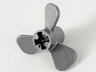 Propeller 3 Blade 3 Diameter with Axle Hole
