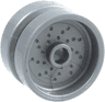 Wheel 18mm D. x 12mm with Pin Hole and Stud, Dotted Brake Rotor Lines