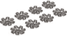 Wheel Cover 7 Spoke Rimless Left and Right for Wheel 72206pb01, 8 in Bag - 4 of Each (Multipack)
