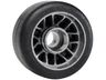 Wheel 24 x 13.4 with Pin Hole with Molded Black Hard Rubber Tire and Printed Yellow 'PIRELLI', 'P ZERO' Pattern