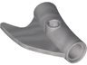 Technic, Pin Connector Round Curved with Fin and Hole