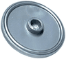 Minifigure, Shield Circular / Round Rimmed Face with Stud