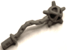 Minifigure, Weapon Spiked Flail / Mace - Flexible Rubber