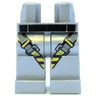 Hips and Legs with Gray, Yellow and Black Harness Pattern
