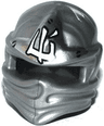 Minifigure, Headgear Ninjago Wrap Type 1 with White Ninjago Logogram 'Ice' Pattern