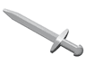 Minifigure, Weapon Sword, Greatsword Pointed with Thin Crossguard