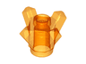 Rock 1 x 1 Crystal 4 Point (Brick, Round 1 x 1 with 4 Upward Fins / Points)