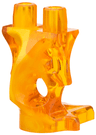 Lower Body, Ghost with Marbled Bright Light Orange Pattern