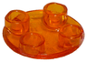 Plate, Round 2 x 2 with Rounded Bottom (Boat Stud)