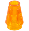 Cone 1 x 1 with Top Groove