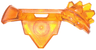 Minifigure Armor Shoulder with Crystal Shards on Left