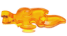 Wave Rounded Straight Small with Clip End (Flame)