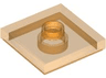 Plate, Modified 2 x 2 with Groove and 1 Stud in Center (Jumper)