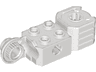 Technic, Brick Modified 2 x 2 with Axle Hole, Rotation Joint Ball Half Vertical, and Fist