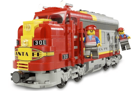 LEGO Santa Fe Super Chief, NOT the Limited Edition (10020-1) set, 2002
