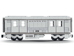 Santa Fe Cars - Set I (mail or baggage car)