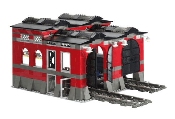 LEGO Train Engine Shed (10027-1) set, 2003