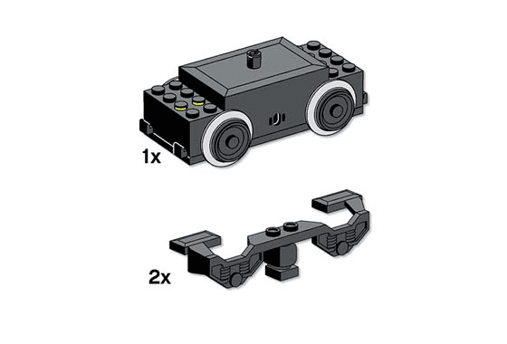 LEGO Electric Train Motor 9V (My Own Train) (10153-1) set, 2002