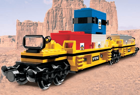 LEGO TTX Intermodal Double-Stack Car (10170-1) set, 2005