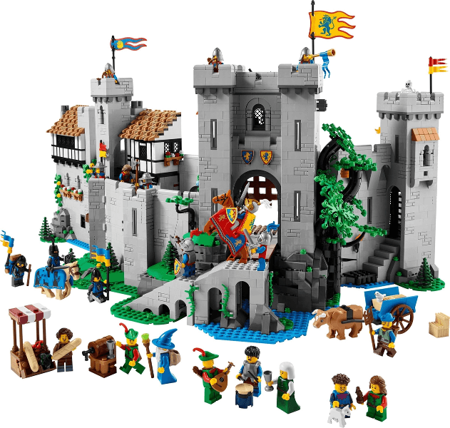 LEGO Lion Knights' Castle (10305-1) set, 2022