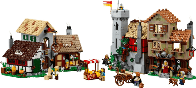 LEGO Medieval Town Square (10332-1) set, 2024
