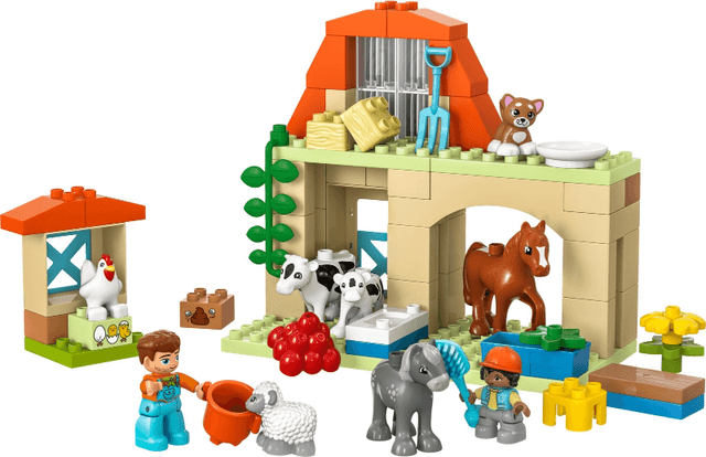 LEGO Caring for Animals at the Farm (10416-1) set, 2024