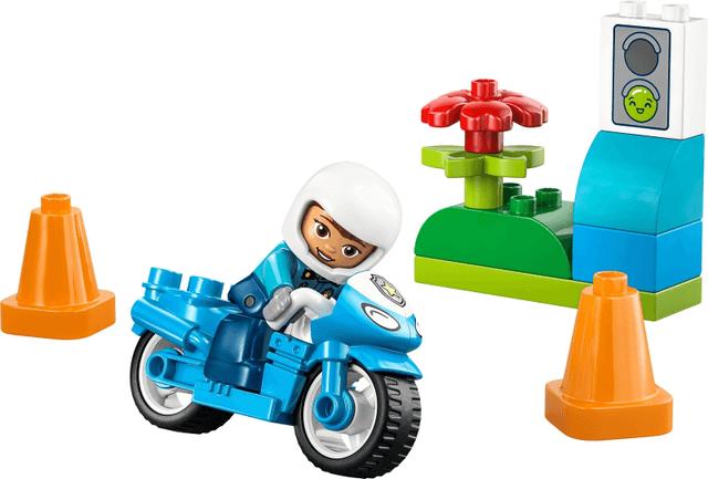 LEGO Blue Police Motorcycle (10471-1) set, 2026