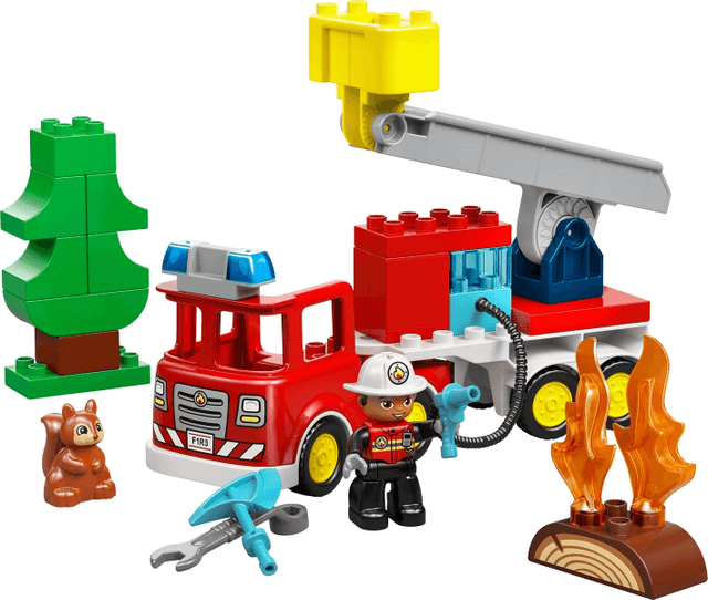 LEGO Fire Truck with Hose and Firefighter (10473-1) set, 2026