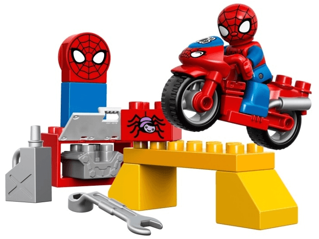 LEGO Spider-Man Web-Bike Workshop (10607-1) set, 2015