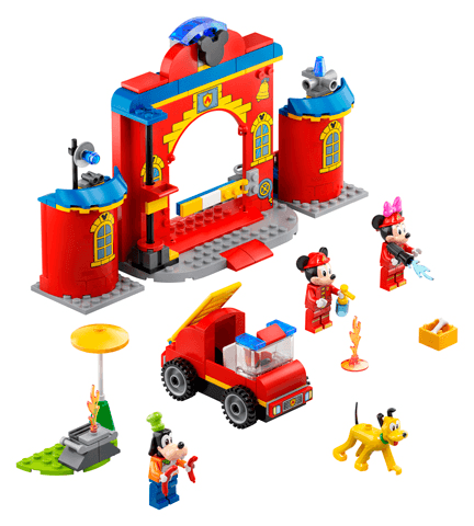 LEGO Mickey & Friends Fire Truck & Station (10776-1) set, 2021