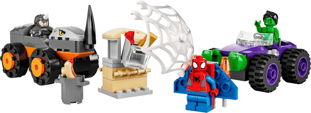 LEGO Hulk vs. Rhino Truck Showdown (10782-1) set, 2022