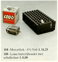 LEGO Battery Box (108-1) set, 1976