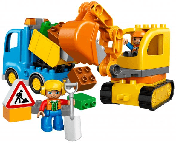 LEGO Truck & Tracked Excavator (10812-1) set, 2016