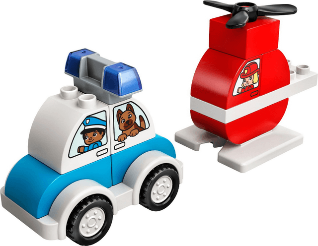 LEGO Fire Helicopter & Police Car (10957-1) set, 2021