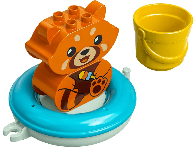 LEGO Bath Time Fun: Floating Red Panda (10964-1) set, 2022