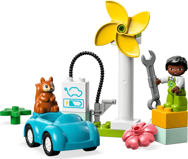 LEGO Wind Turbine and Electric Car (10985-1) set, 2023