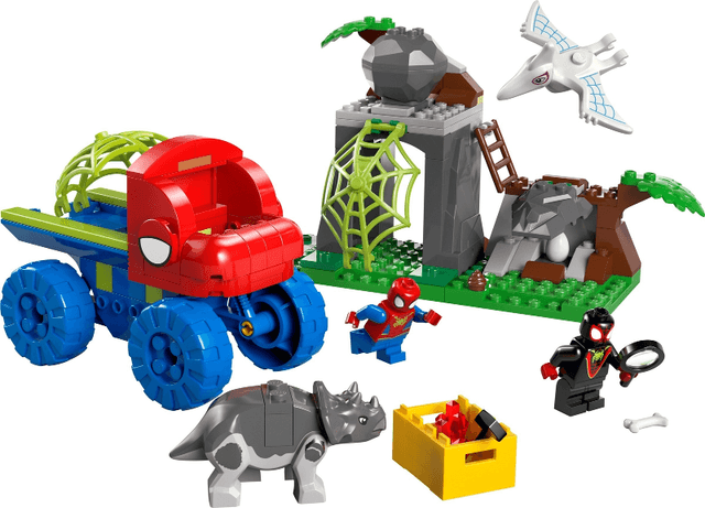 LEGO Team Spidey Dino Crawler Rescue (11199-1) set, 2025