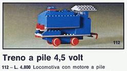 LEGO Locomotive with Motor (112-2) set