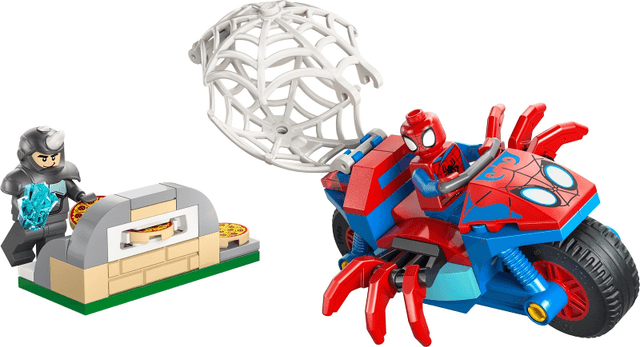 LEGO Spidey on his Motorcycle vs. Rhino (11206-1) set, 2026