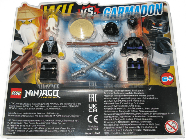 LEGO Wu vs. Garmadon blister pack (112109-1) set, 2021
