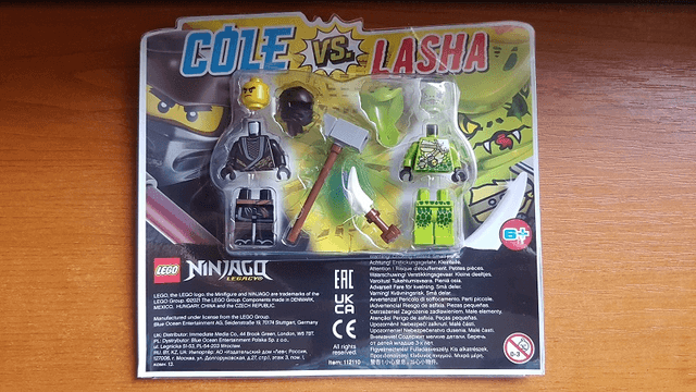 LEGO Cole vs. Lasha blister pack (112110-1) set, 2021